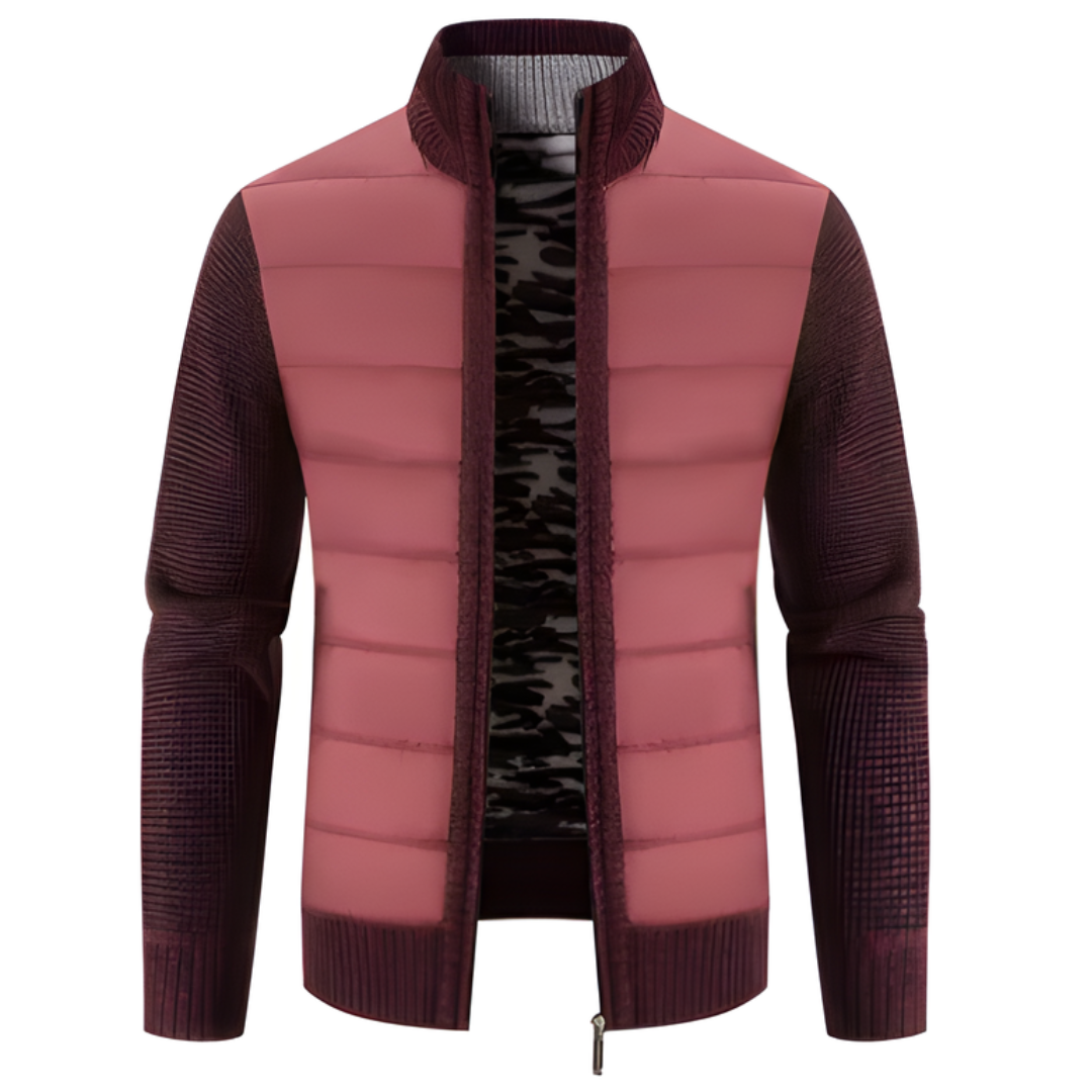 MEN’S STYLISH WINTER QUILTED JACKET | LONG SLEEVE
