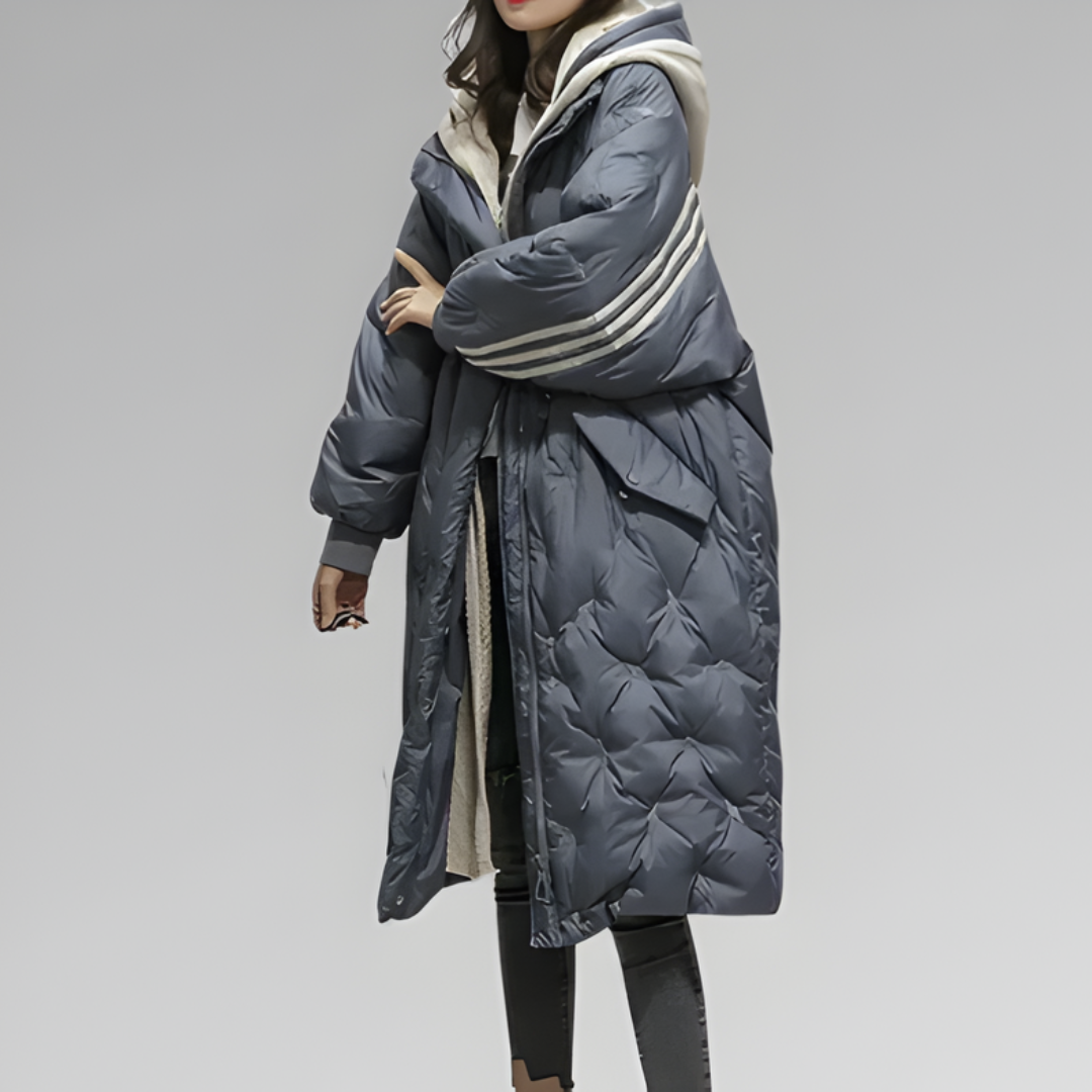WOMEN’S LIGHTWEIGHT QUILTED JACKET | LONG | WINTER