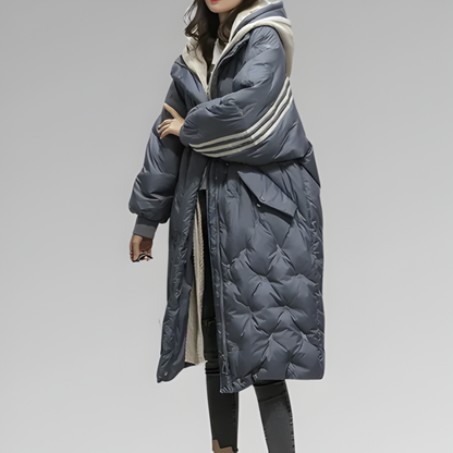 WOMEN’S LIGHTWEIGHT QUILTED JACKET | LONG | WINTER