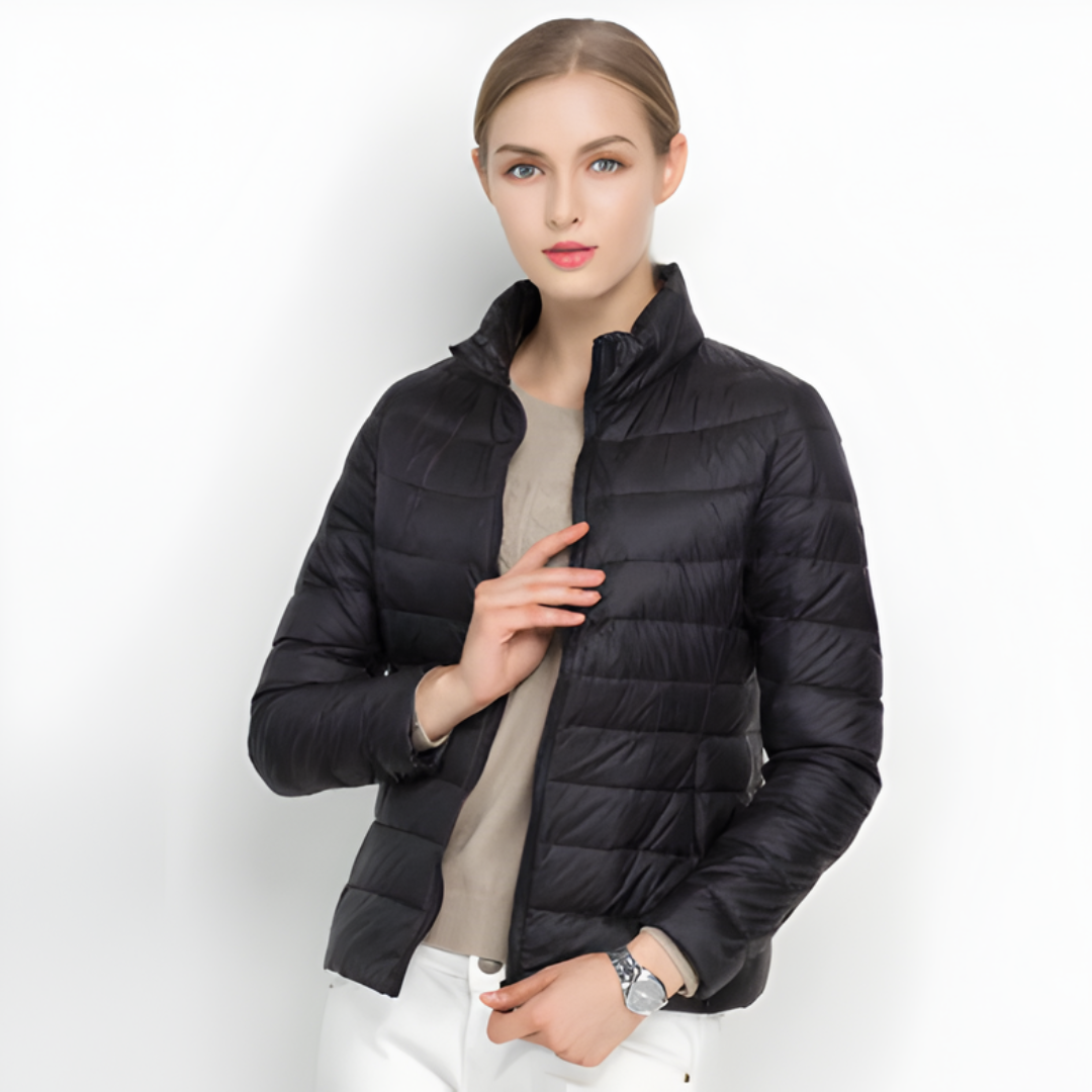 WOMEN’S LONG-SLEEVE QUILTED JACKET | WARM