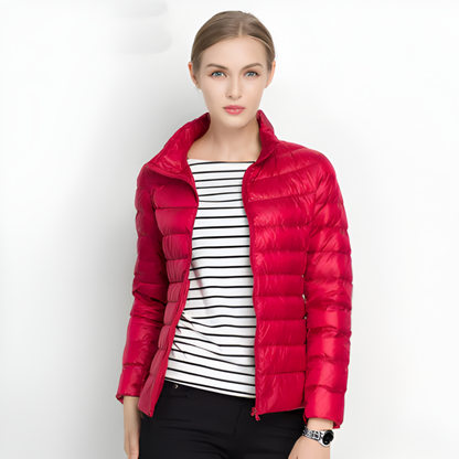 WOMEN’S LONG-SLEEVE QUILTED JACKET | WARM