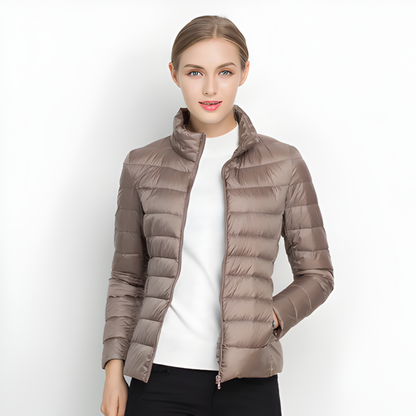 WOMEN’S LONG-SLEEVE QUILTED JACKET | WARM