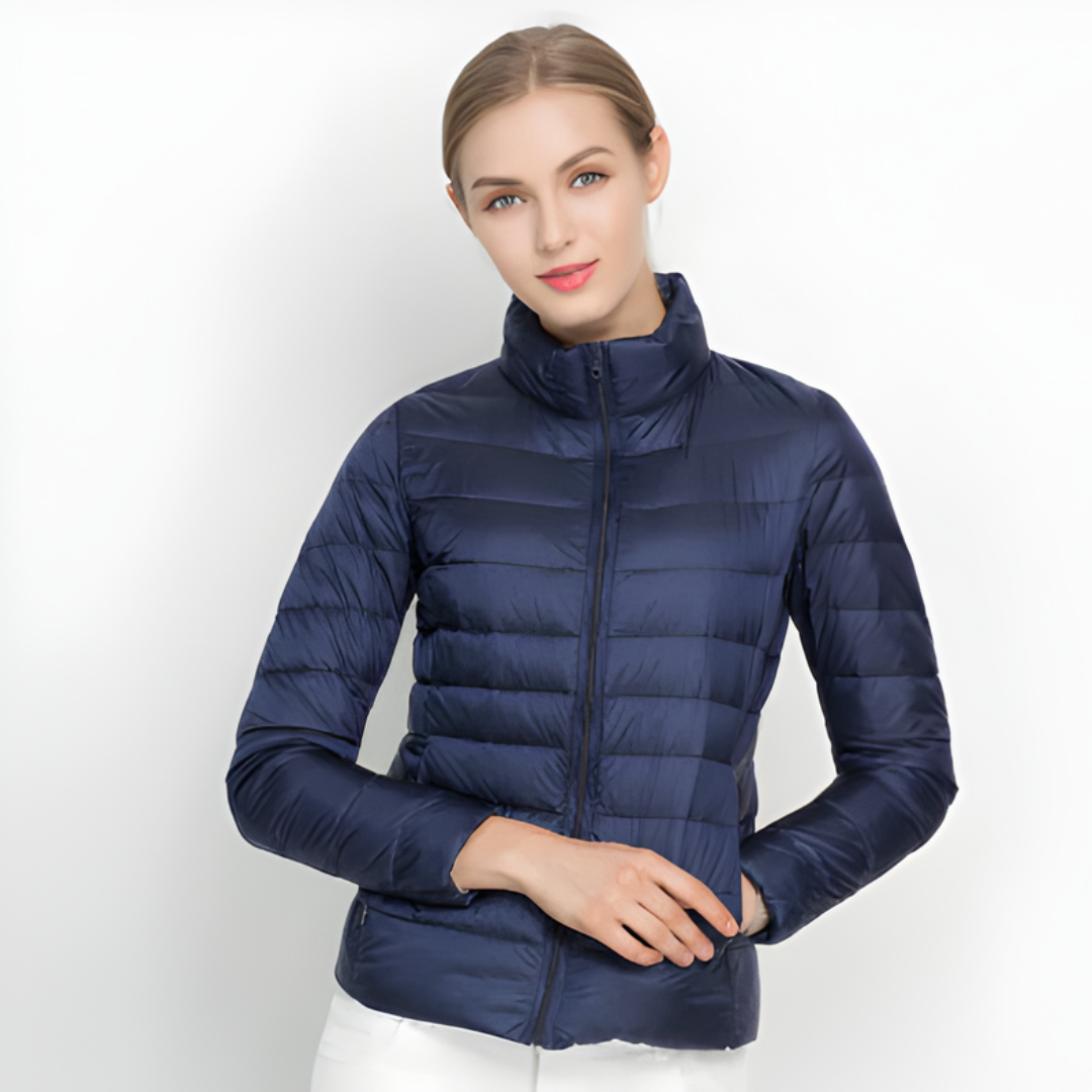 WOMEN’S LONG-SLEEVE QUILTED JACKET | WARM