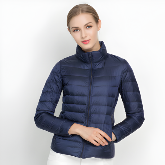 WOMEN’S LONG-SLEEVE QUILTED JACKET | WARM