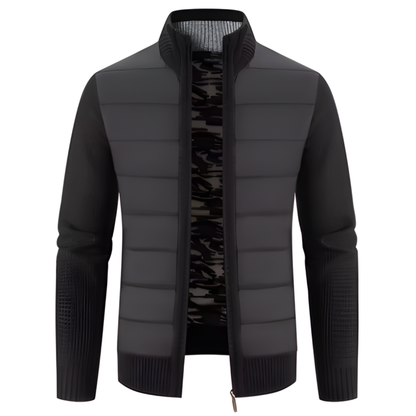 MEN’S STYLISH WINTER QUILTED JACKET | LONG SLEEVE