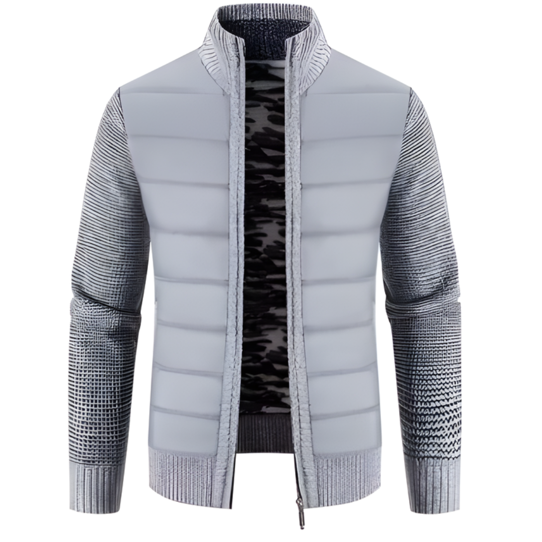 MEN’S STYLISH WINTER QUILTED JACKET | LONG SLEEVE