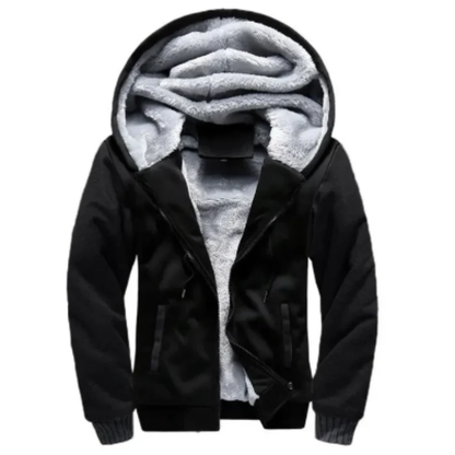 MEN’S FLEECE QUILTED JACKET | WITH HOOD