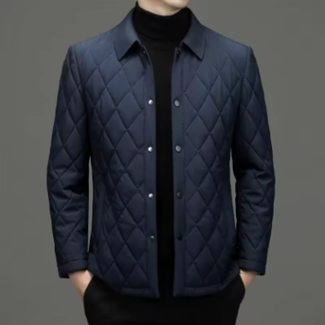 CLASSIC WINTER QUILTED JACKET FOR MEN | CASUAL