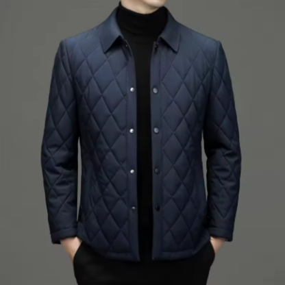 CLASSIC WINTER QUILTED JACKET FOR MEN | CASUAL