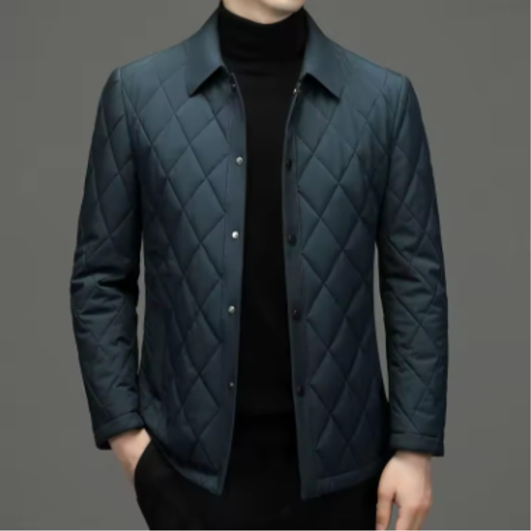 CLASSIC WINTER QUILTED JACKET FOR MEN | CASUAL