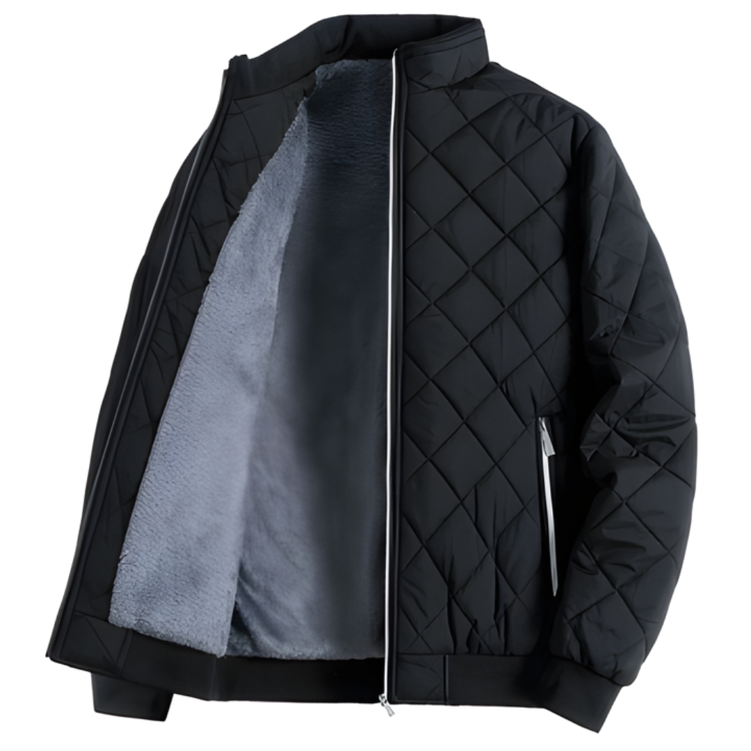 MEN’S FLEECE QUILTED JACKET | CASUAL