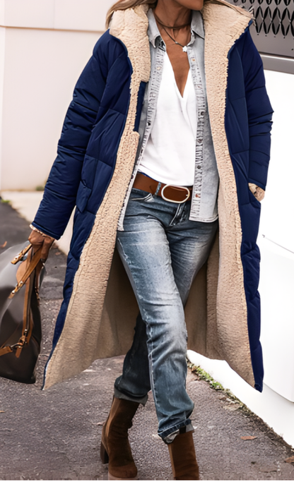 GLORIA | WOMEN’S WINTER PUFFER TRENCH COAT | LONG